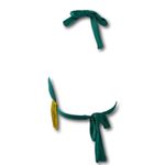 Sunflower Swimwear Solid Halter Neck Bikini Turquoise Blue Top Size:DD / 2XL Size 2X Photo 1