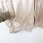 Equipment Acaena Short-Sleeve Mini Utility Dress in Camel Beige Photo 4