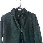 Eddie Bauer Women's Size Small Green Half Zip Fleece Pullover Sweater Photo 2