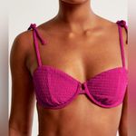 Abercrombie & Fitch Tie-Strap Underwire Bikini Top XXS NWT Photo 1