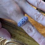 Rose de France Amethyst Sterling Silver Ring Size 9 Purple Photo 3