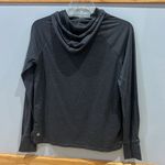 Gaiam Women’s  Turtleneck Top With Intricate White Design Photo 4