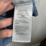 J. Crew Chambray Top Women S Blue Puff Sleeve Denim Blouse Prairie Cottage Core Photo 5