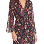 Rachel Roy Emma Floral Dress Long Sleeve Sheer V-Neck Mini Size M NWT $109.00 Photo 6