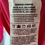 Nike New With Tags Dri-Fit Pink Long Sleeve Training V Neck Fitted Shirt Size XS Photo 4