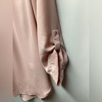 Be cool . Sheer blush pink blouse. Size Large Photo 5