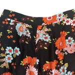 Modcloth  Comfy Black Wide Leg Pants with Multicolor  Vibrant Floral Print Photo 2