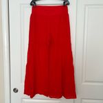 Nanette Lepore  Vibrant Red Wide-Leg Pants Photo 7