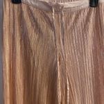 Victoria's Secret Victoria’s Secret Womens Rose Gold Pleated Sleep Lounge Pants S Small Glitter Photo 1