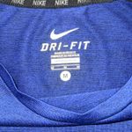 Nike  Men’s Dri Fit Blue Short Sleeve Shirt Size Medium  Photo 2