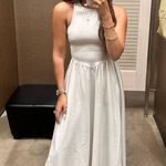 Zella  Effortless Cutout Back Hybrid Dress in Grey Moonbeam Size X-Large Photo 13