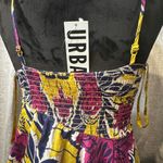 Urban Outfitters outfitter strappy floral NWT smocked Batik Print skater halter dress XS Photo 8