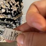 Oleg Cassini vintage beaded cocktail dress Black Tie collection special occasion Photo 8