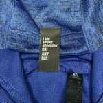 Adidas  Floral Badge of Sport Hoodie Women's Small Mystery Ink Blue Pullover GUC Photo 6