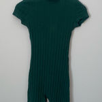 SheIn Ribbed Short Sleeve Romper‎ with Mock Turtleneck Photo 0