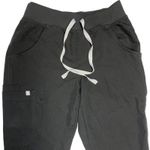 FIGS Kade Cargo Scrub Pants Women's Black XSP Classic Fit Straight Leg EUC Photo 3