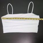 Olivaceous White Cropped Tank Top NWT Size Medium White Crop Top Photo 10