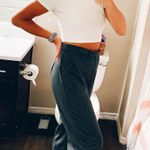 JM Collection Grey Design Pants Photo 1