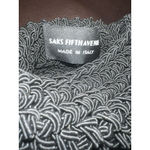 Saks 5th Avenue Vintage Saks Fifth Avenue Black Woven Drawstring Evening Bag Made in Italy Photo 5