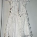 White Lace Romper Size XS Photo 1