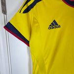 Adidas Colombia National Team Soccer Jersey Women’s M ClimaCool Yellow Photo 3