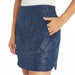 Orvis Travel Skort Skirt Shorts Shattered Navy Blue Comfort Womens Size Small Photo 0