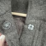 Chico's Jacket Womens Wool Blend Embellished Gray Dress Coat Lined Classy… Photo 7