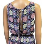 Olsenboye Sleeveless Geometric Print Cinched Waist Keyhole Back Dress Womens S Photo 5