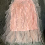 Live 4 Truth  Asymmetrical Pink Tulle Skirt Photo 0