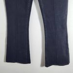  Black Cropped Flare Leg Jeans Size 24 Cotton Citizen Flare Jeans Photo 3