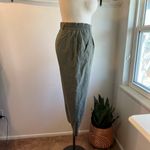 Patrizia S By Mondi Germany Green High Waisted Zipper Cropped Trousers Size 18/L Photo 2