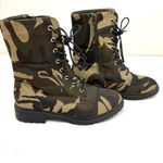 JustFab Halsey Combats Boots Camo 8.5 Photo 3