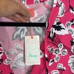 Maaji NWT shinning Tides Pink Floral Tiered Dress Size Large Photo 7