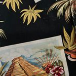 Koko Island Hawaiian Postcard Travel Vacation Button Up Shirt Size L Photo 3