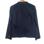 Ralph Lauren Vintage Gold Buttons Black Blazer Size M Equestrian Preppy Cotton Photo 3