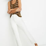 Madewell The High-Rise Slim Boyjean in Tile White Photo 0