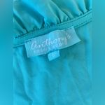 Anthonys Elegant Sleeveless Aqua Tank Top Blue Size L Photo 5