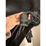 BLANK NYC  Hoodie Faux Leather Motorcycle Jacket Black Grey Photo 7