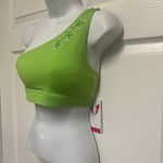 Perfect Goddess Lime Firm Ab Fitness One Shoulder Sports Bra Photo 4