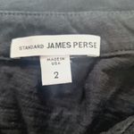 James Perse Contrast Panel Shirt in Black Size 2 Photo 6