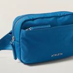 Athleta New All About Crossbody Belt Bag Dark Lapis Blue Photo 0