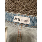 ZARA  Women's Denim Skirt Tank Top XS Light Blue Photo 3