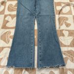 Paige  Femme‎ Jeans High Rise Bootcut Raw Hem Medium Wash Size 25 Photo 9