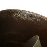 via spiga brown leather side zip ankle boots women's size 6 1/2 M Photo 8