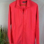 New Balance Fleece Coral Orange Zip Up Jacket 2X New Photo 0