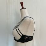 Victoria's Secret VICTORIA’S SECRET Very Sexy Faux Leather Strappy Open-Cup Demi Bra Size M NWT Photo 4