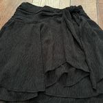 Aerie Black Animal Print Wrap Skirt NWT Women’s Size XXS Photo 3