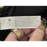 Lululemon NEW  Energy Bra Yellow Black Floral Luxtreme Racerback Sports Bra Sz 4 Photo 3