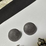 Lot Of 3 Silver Tone Clip On Earrings Mix Photo 1