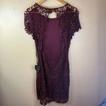 NWT Lulu’s Size XL Lace Detailed Backless Mini Dress Burgundy Formal Wedding Red Photo 6